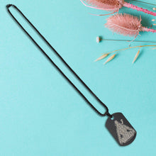 Hindu shiv locket necklace for men premium black finish